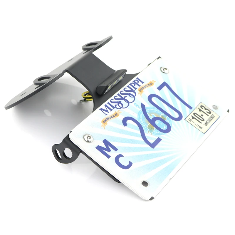 

For Buell 1125 R 1125 CR 2008 2009 2010 2011 Rear Tail Tidy License Plate Holder Bracket Motorcycle Fender Eliminator kit Black