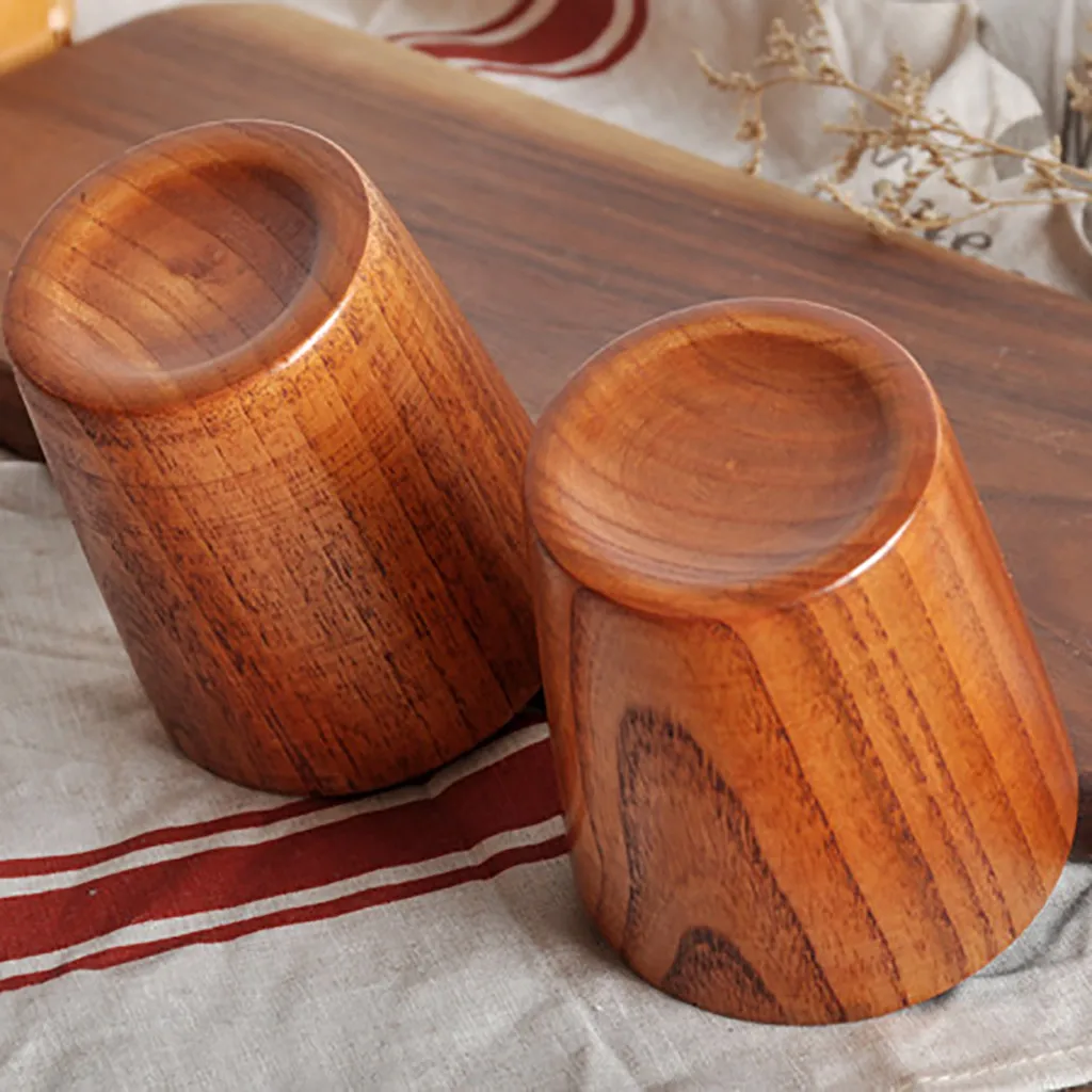Деревянная кружка для кофе чая пива сока молока воды|Стаканы в ванную| |