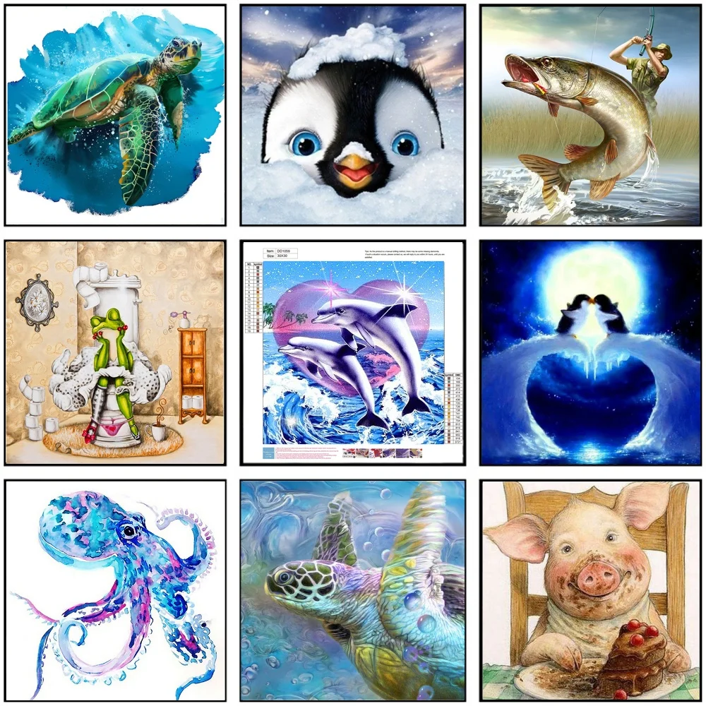 Алмазная живопись сделай сам ремесла алмазная вышивка животное картина домашний