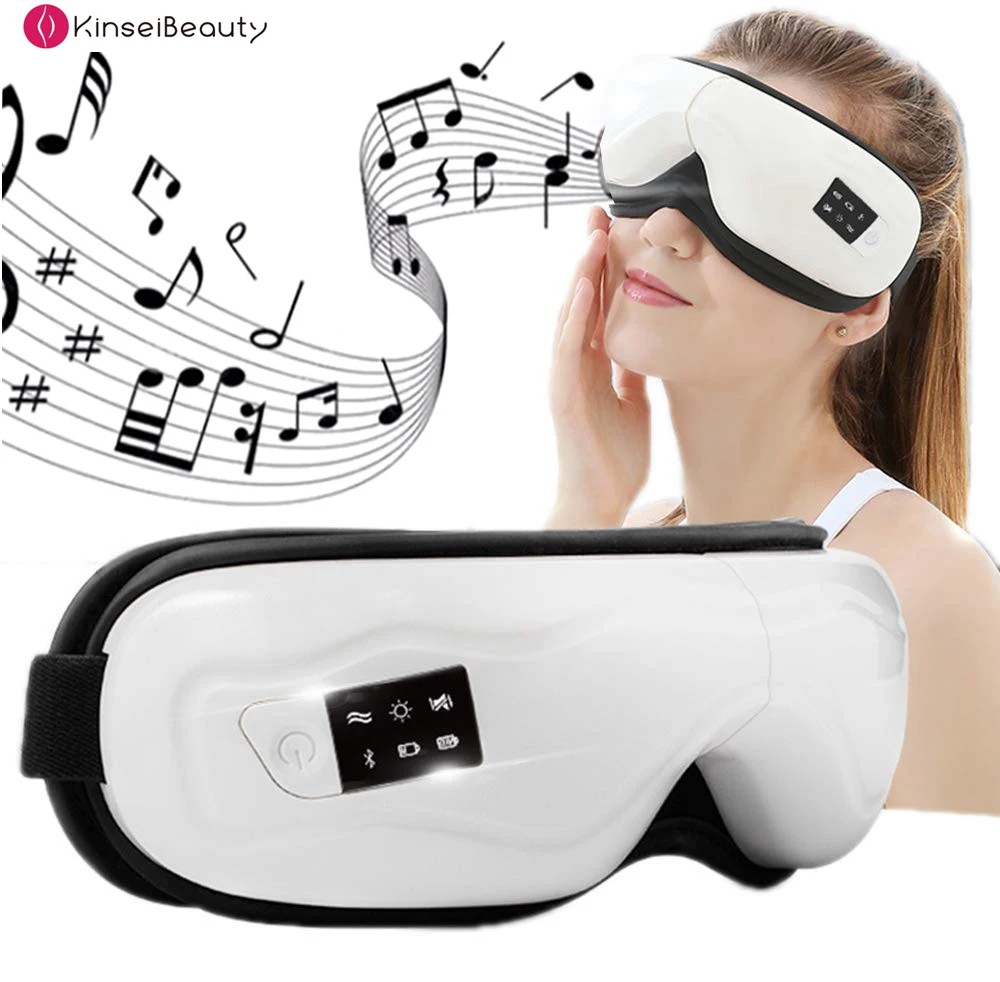 Смарт-синий зуб музыка глаз маска для массажа Беспроводной воздуха Давление