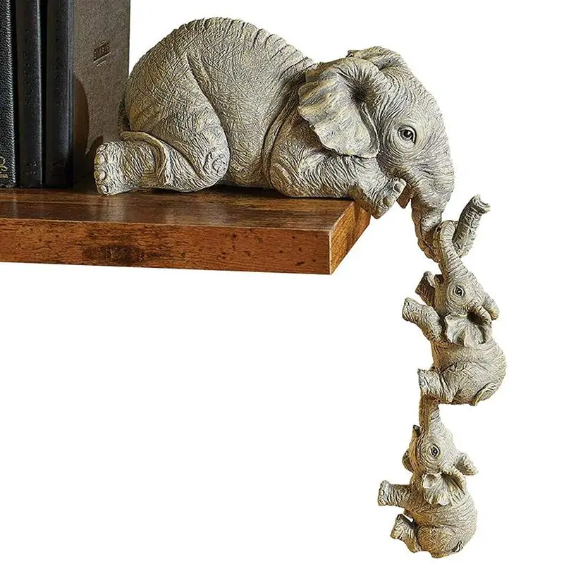 Статуя слона Счастливый Слон коллекционные фигурки подвесная статуя полимерная