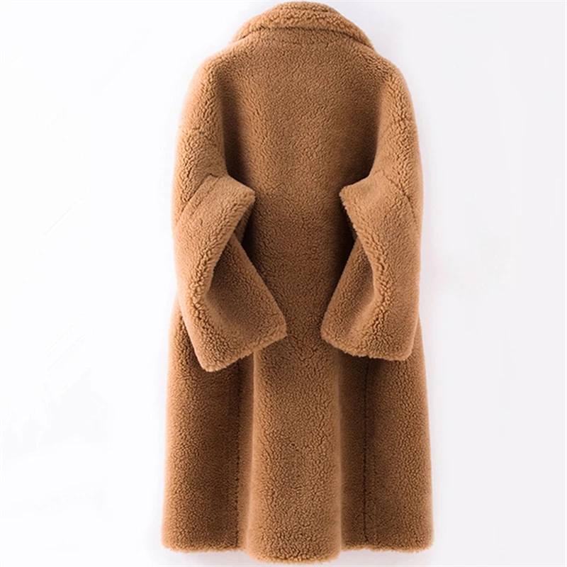 2020 зимнее женское бархатное пальто из овечьей шерсти Корейская