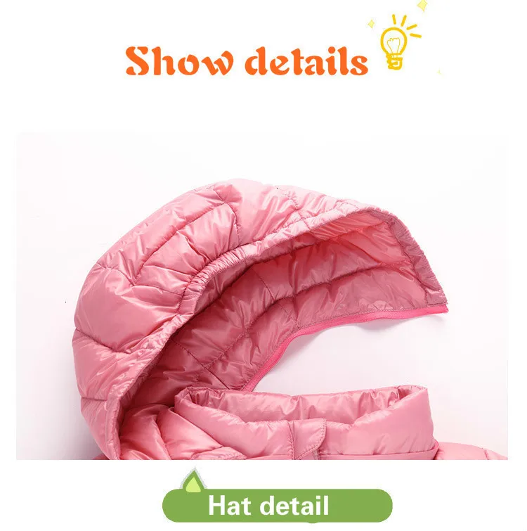 Children's Wear Autumn and Winter New Boys and Girls Cotton Jacket Lightweight Ultra Light Jacket Down Jacket Loose Coat