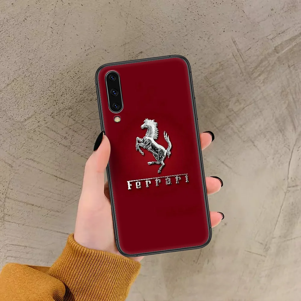 

Sports Car Ferraris Horse Phone Case For Samsung Galaxy A 3 5 7 8 10 20 20E 21S 30 30S 40 50 51 70 71 black Coque Fashion Shell