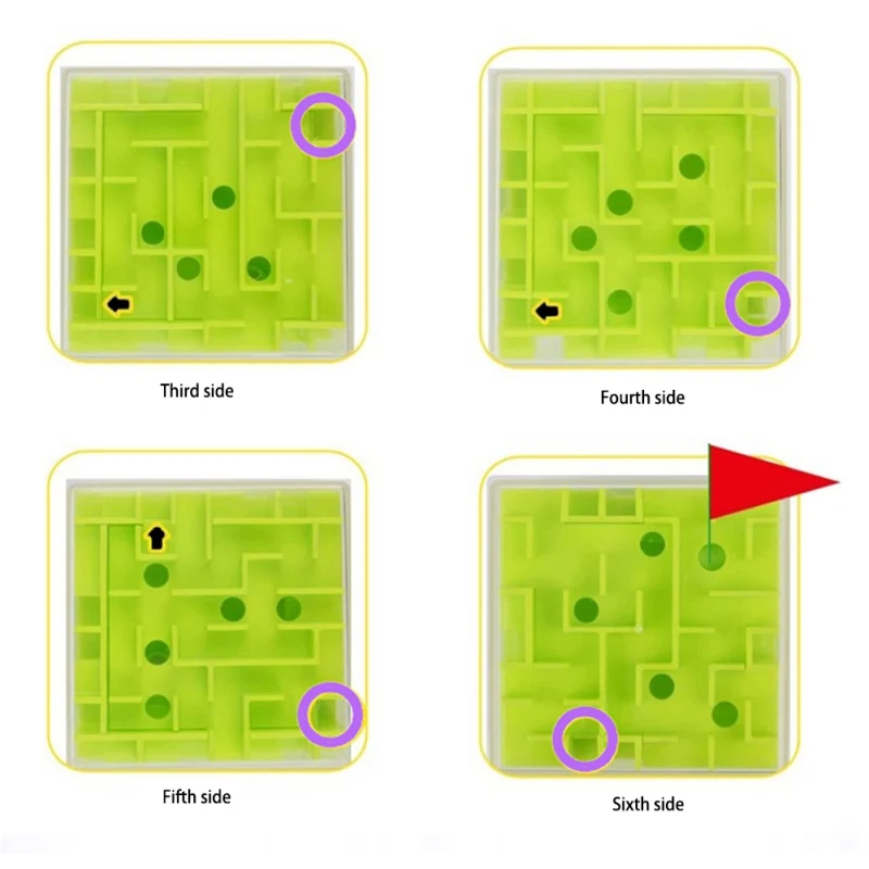 (Случайный Цвет) Развивает интеллект волшебный куб детская головоломка