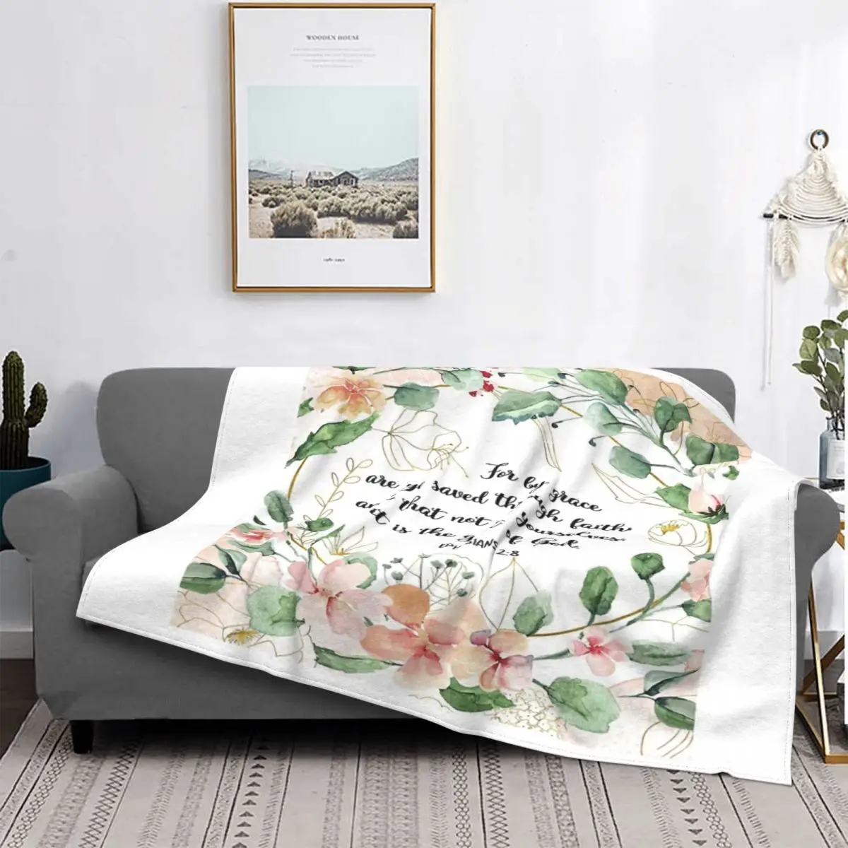 

Ephesians-Manta de muselina a cuadros, colcha para cama, sofá cama, manta mullida de verano, 28 guardados por Grace
