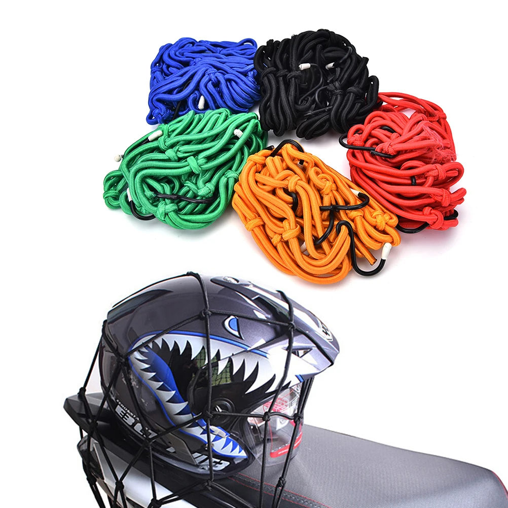 

Motorcycle 6 Hook Mesh Bag String Bag Sundries Net Rope Luggage Bungee Holder