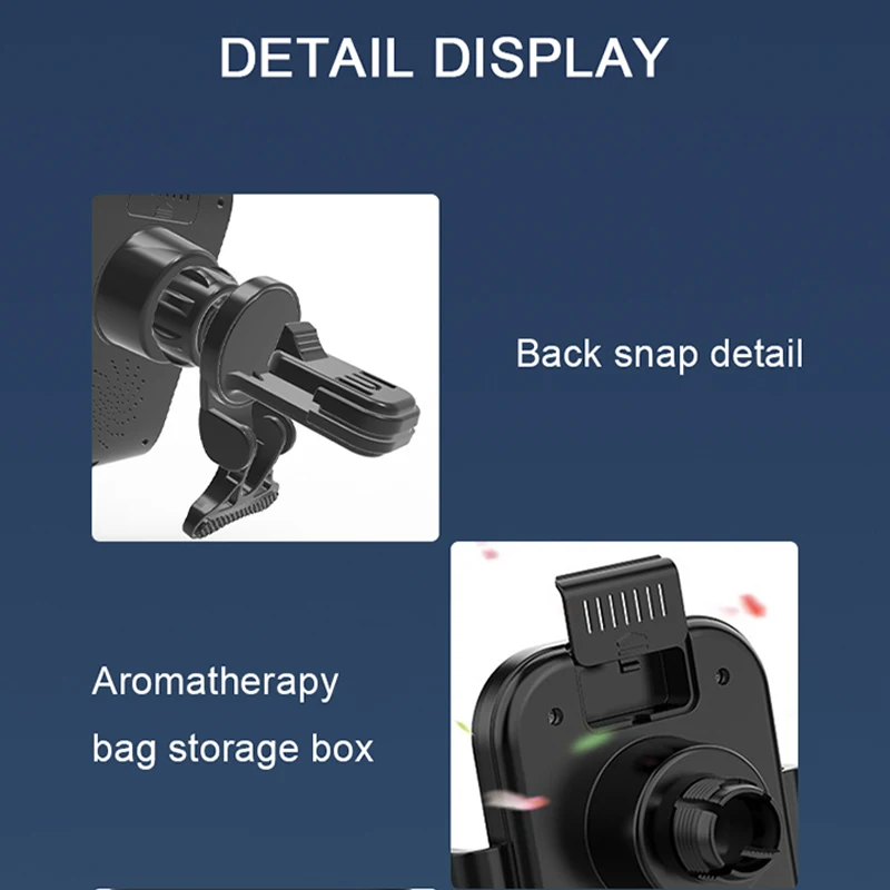 Беспроводное зарядное устройство для автомобиля 20 Вт сенсорный кронштейн |