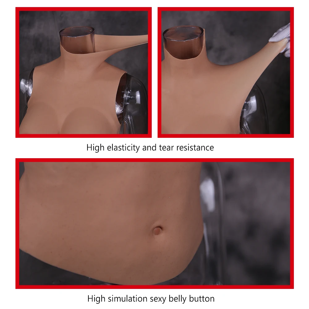 Трансвестит жидкий силикон поддельные грудь верхняя часть тела силиконовая не