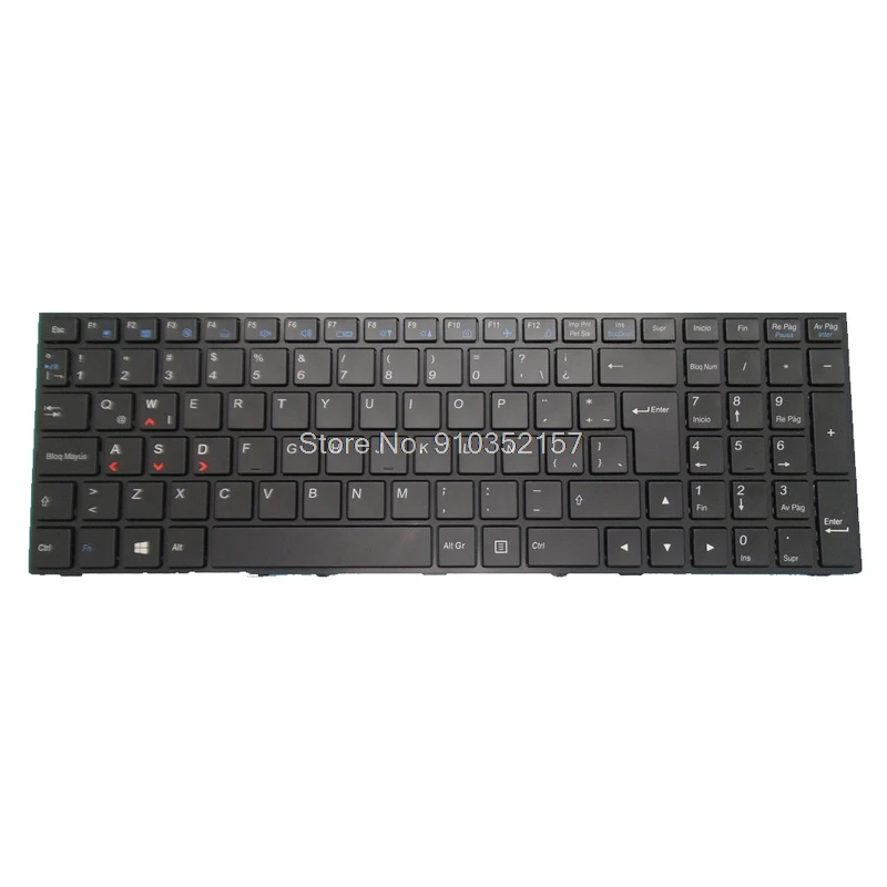 

P650 LA Backlit Keyboard For CLEVO P650HP3-G P650HP6-G P650HS-G P650RE3-G P650RE6-G P650RG-G P650RP6 P651HP3-G Latin America LA