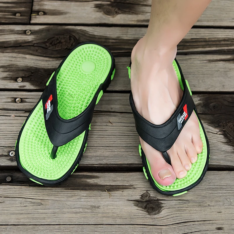 Шлепанцы CYYTL мужские летние повседневные мягкие сланцы Эва массажные для воды и