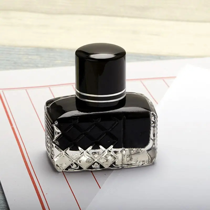 

Ручка перьевая со стеклянными бутылками и быстросохнущими чернилами