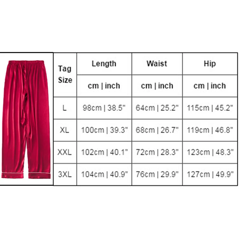 

2020 New Solid Color Silk Men's Casual Pajamas Loose Home Wear