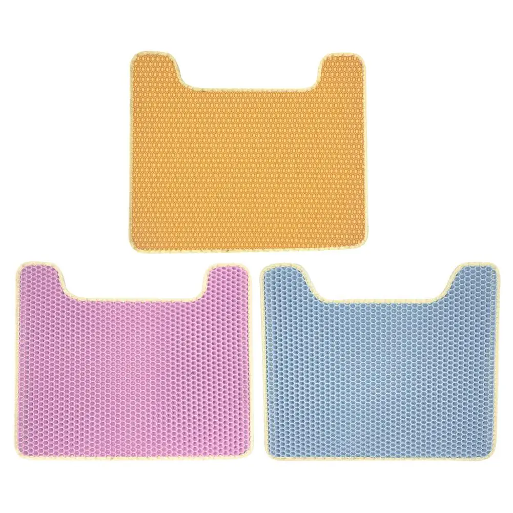 Новый коврик для кошачьего туалета двухслойный водонепроницаемый мочи моющийся