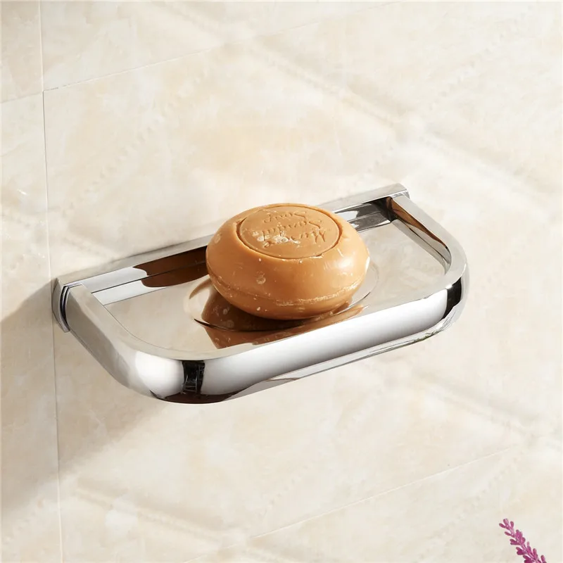 Держатель для мыла Vidric золотистый/хромированный настенный держатель в ванную