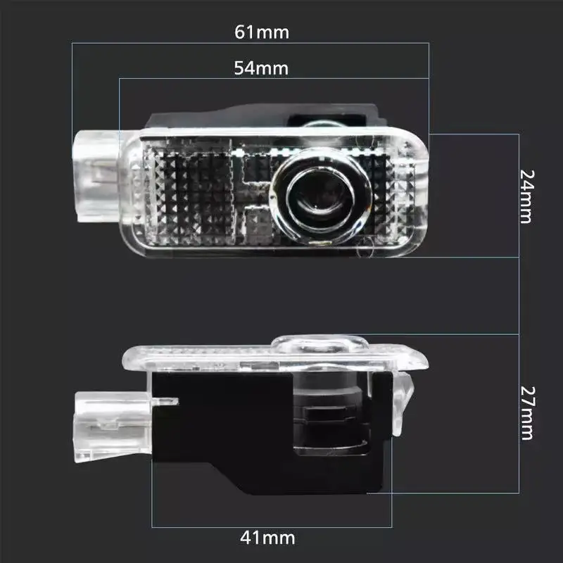 

2Pcs Car Door Shadow Laser Projector Lamps LED Decor Welcome Light For Audi A3 A4 A5 A6 A7 A8 A1 Q3 Q5 Q7 Projector LED light