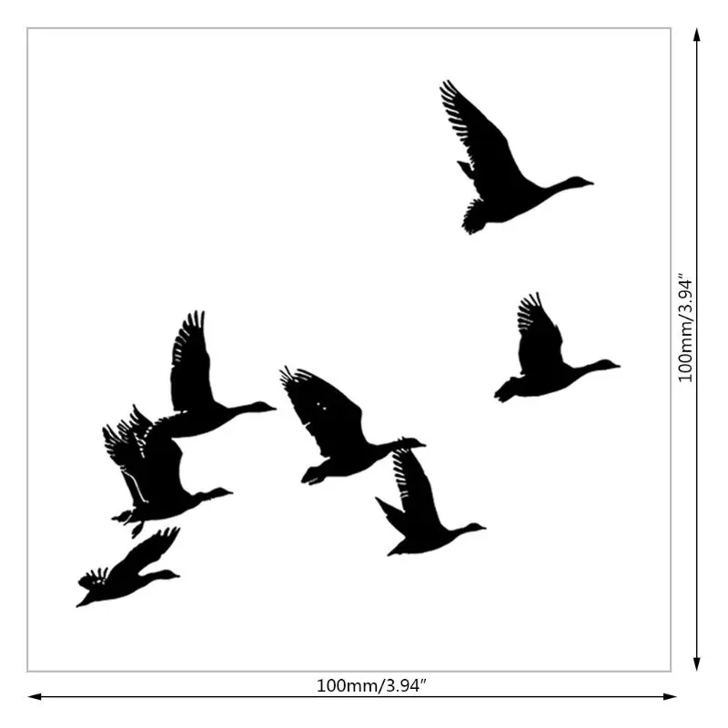 Силиконовый Прозрачный фон с печатью Fly Bird прозрачные штампы для скрапбукинга DIY