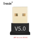 Адаптер Creacube USB Bluetooth 5,0, беспроводной аудиоприемник, передатчик, наушники, мини-отправитель для ПК и ноутбуков