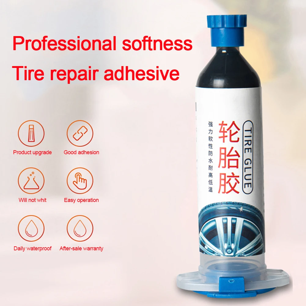 30ml Auto Tire Repair Adhesive Patches Glue Bicycle Car Tyre Cement Tool |