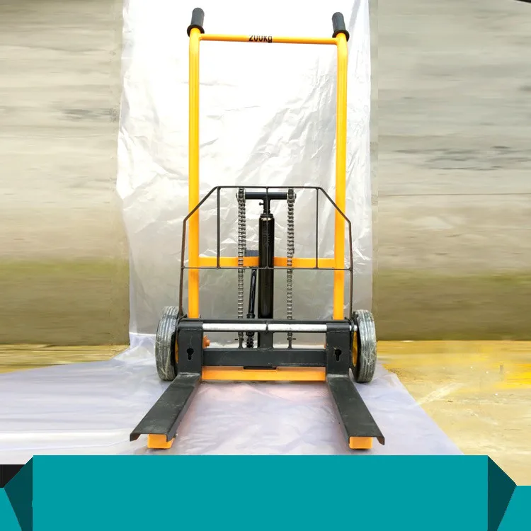 Гидравлический грузовик 200 кг универсальный колесный гидравлический вилочный