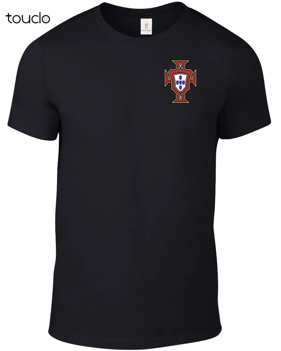 Модный Приталенный топ из 100% хлопка однотонная португальская мужская футбольная