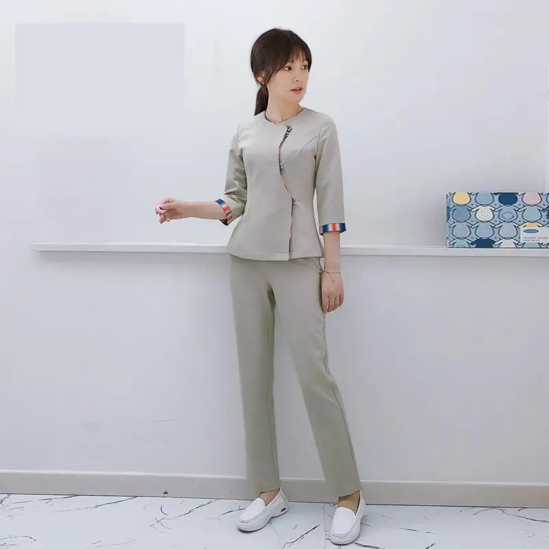 Рабочая одежда для салона красоты Женский гостиничный стиль униформа приема в