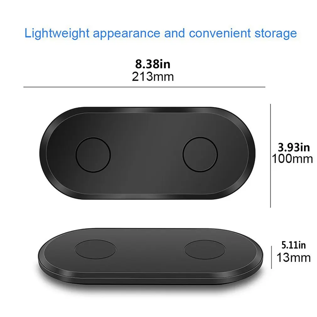 

Dual 10W Fast Charge Wireless Charger Two In One Dual Charge Wireless Charge Fast Charge Low Temperature