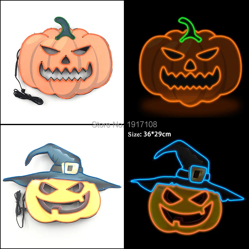 YEAHUI предназначен маска из ЭВА с EL провода Хэллоуин вечерние для лица своими