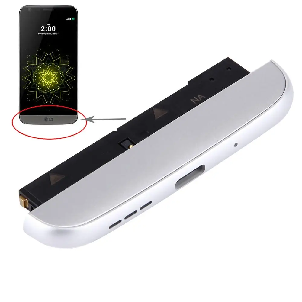 Для LG G5/H840/H850 дно (зарядная док-станция + микрофон динамик звонка зуммер) Замена