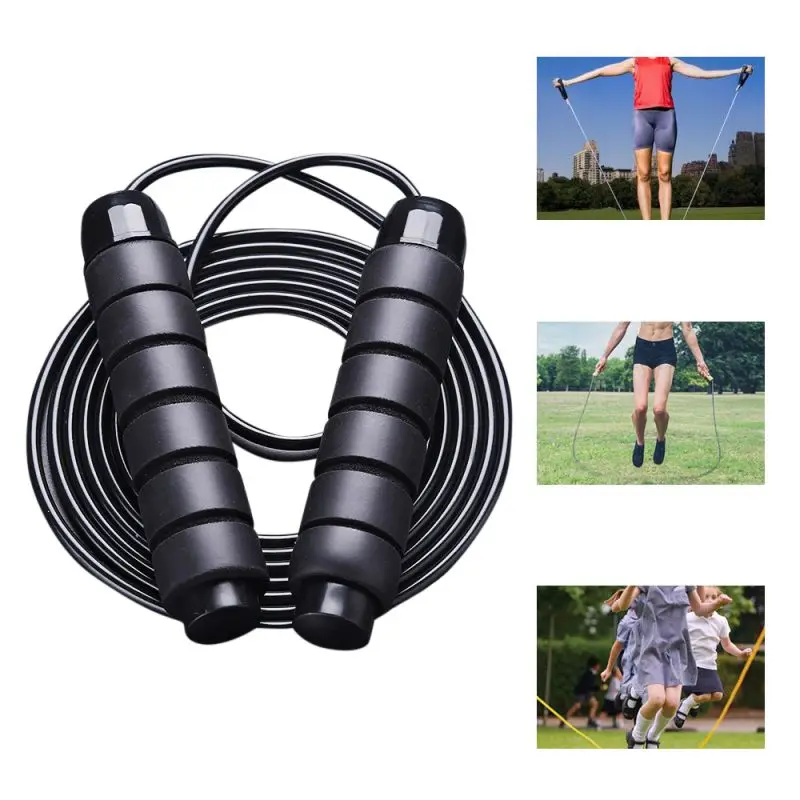 

Weight-bearing Steel Wire Jump Rope Bearing Jump Rope Sports Fitness Exercise Equipment-weight-bearing Red