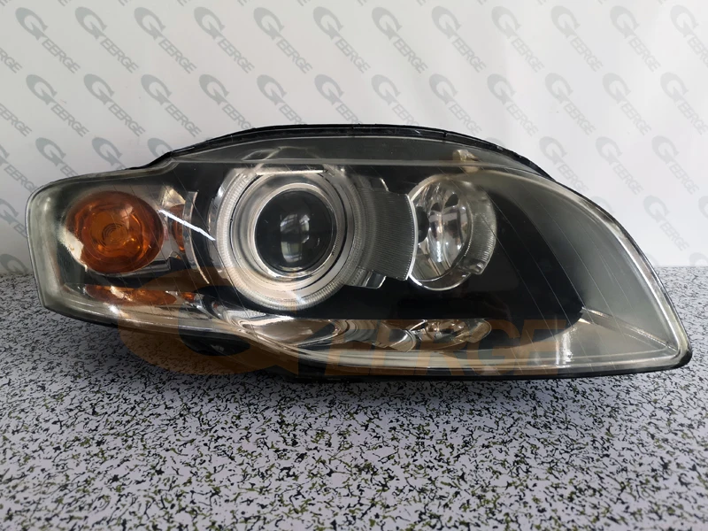 Для Audi A4 S4 RS4 2005 2006 2007 2008 2009 ксеноновые фары отличные ультра яркие CCFL ангельские глазки DRL halo кольца