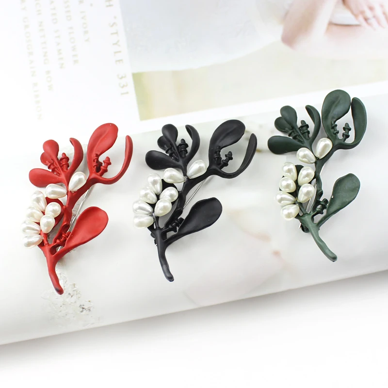 Красные черные зеленые искусственные хлопковые броши в виде снежинки предлагают