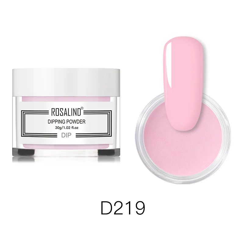 RND219 ROSALIND 30 г блестящая голографическая пудра для ногтей 24 цвета дизайн ногтей все для маникюра натуральный сухой без лампы - Цвет: RND219