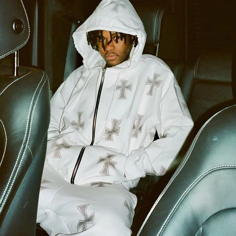 Мужской спортивный костюм Осенние Джоггеры в стиле хип-хоп уличная одежда куртка