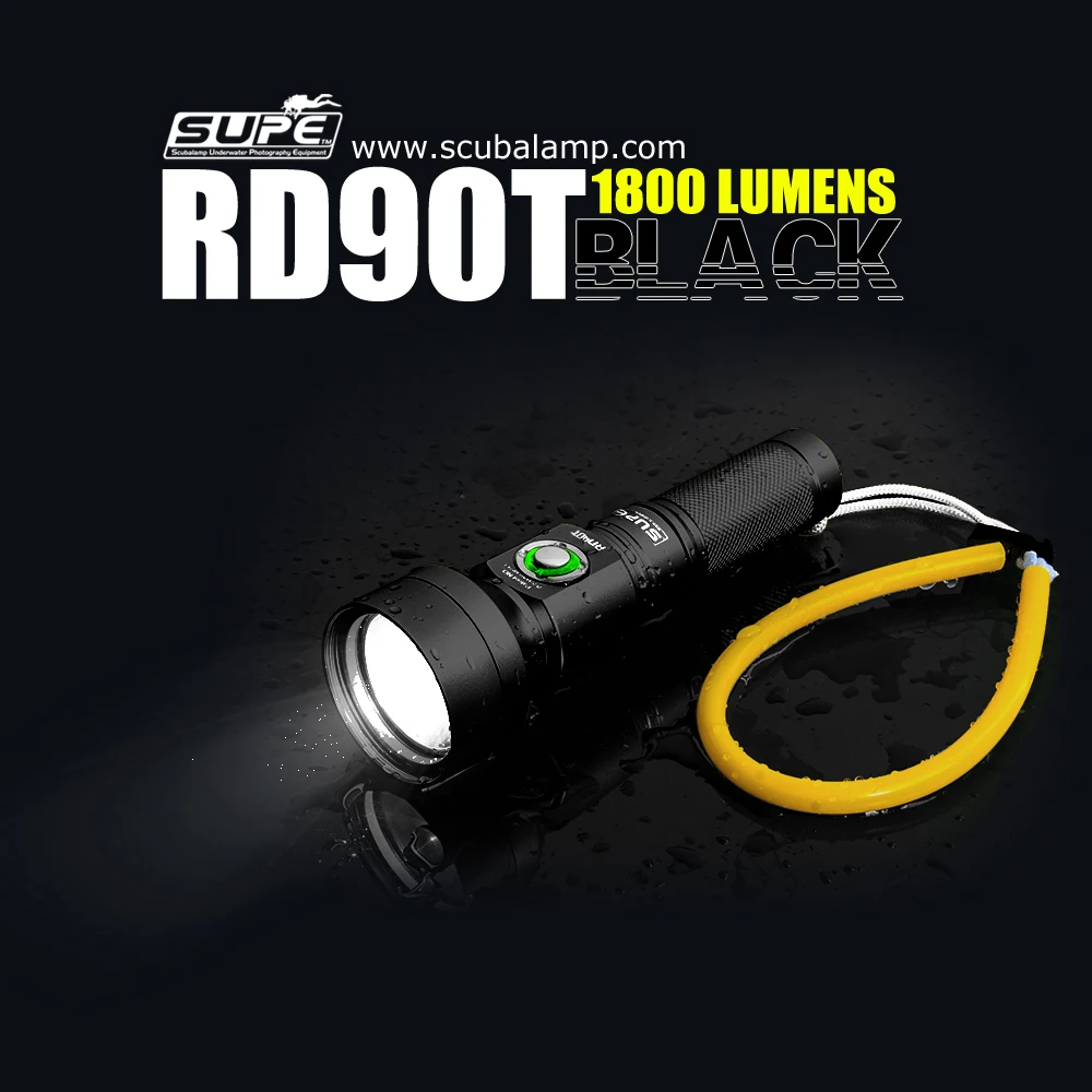 値段 SUPE の Scubalamp RD90T 1800 ルーメン水中スキューバダイビングルス Busca · デ · ルス ângulo デ Feixe デに Foco Fotografia フラッシュデルス · デ · Esc