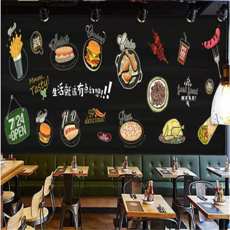 Европейские и американские гамбургеры Западная фаст фуд Ресторан закуска бар