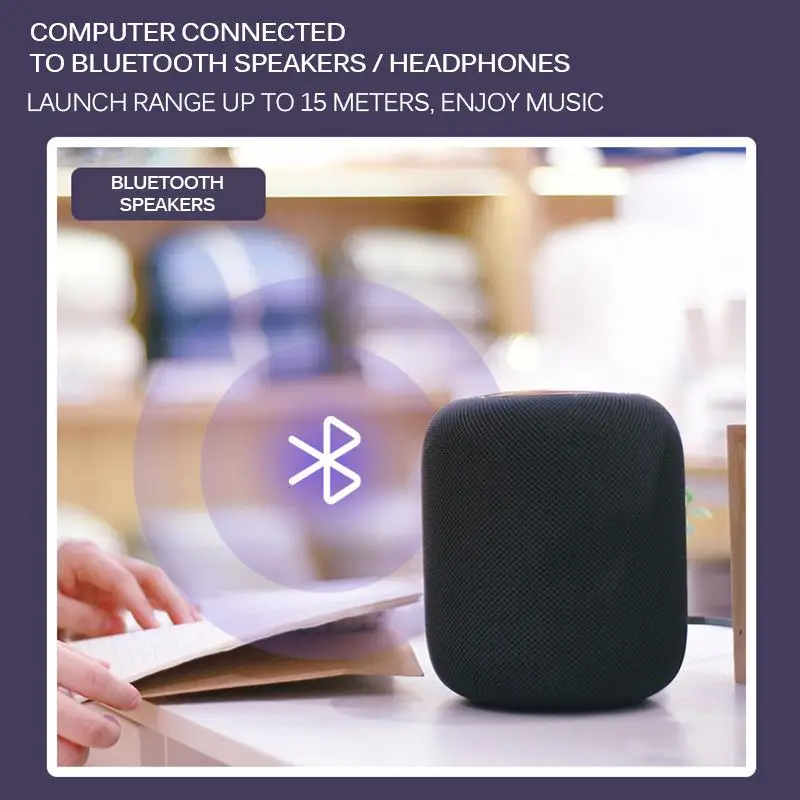 Onever New RX + TX Bluetooth 5.0 Adapter Plug And Plays USB 3.5mm Wireless Suitable For A Wide Range Of Audio Equipment | Автомобили и