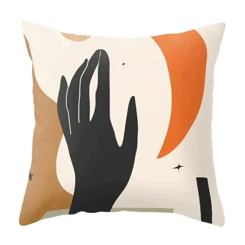 

2021 Fashion Style Simple Cushions Pillowcase Throw For Sofa Car Home Pillow Cover Modern Decorative Printed for Car Bed 45x45cm