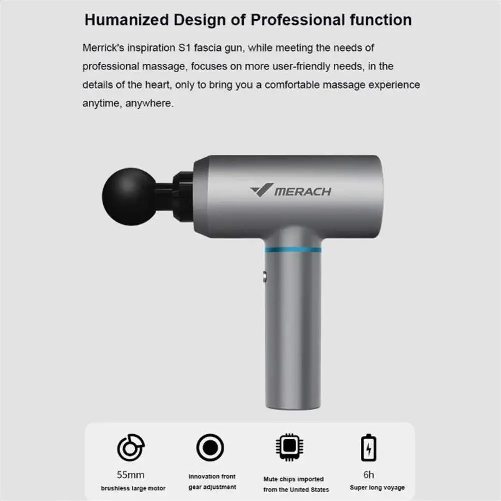 relax muscle sports vibration massager deep electric tissue massage gun with nice portable case | Massage & Relaxation
