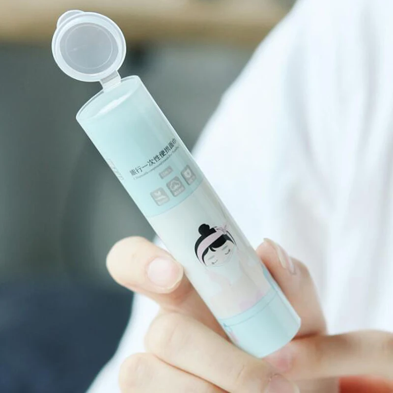 10 шт./лот одноразовые сжатый хлопок открытый мини конфеты красота Очищение