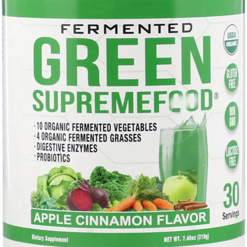 

Fermented Green , Apple Cinnamon, 7.40 oz (210 g)