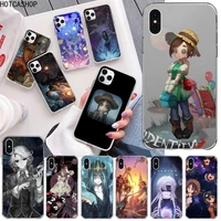 top games identity v phone case for iphone 12 pro max mini 11 pro xs max 8 7 6 6s plus x 5s se 2020 xr cover