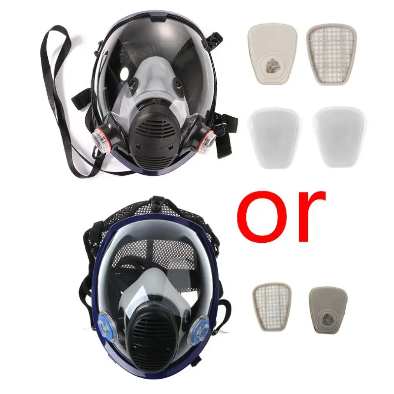 

Facepiece Respirator Kit Full Face Gas Mask For Painting Spray Pesticide Chemical Fire Protection