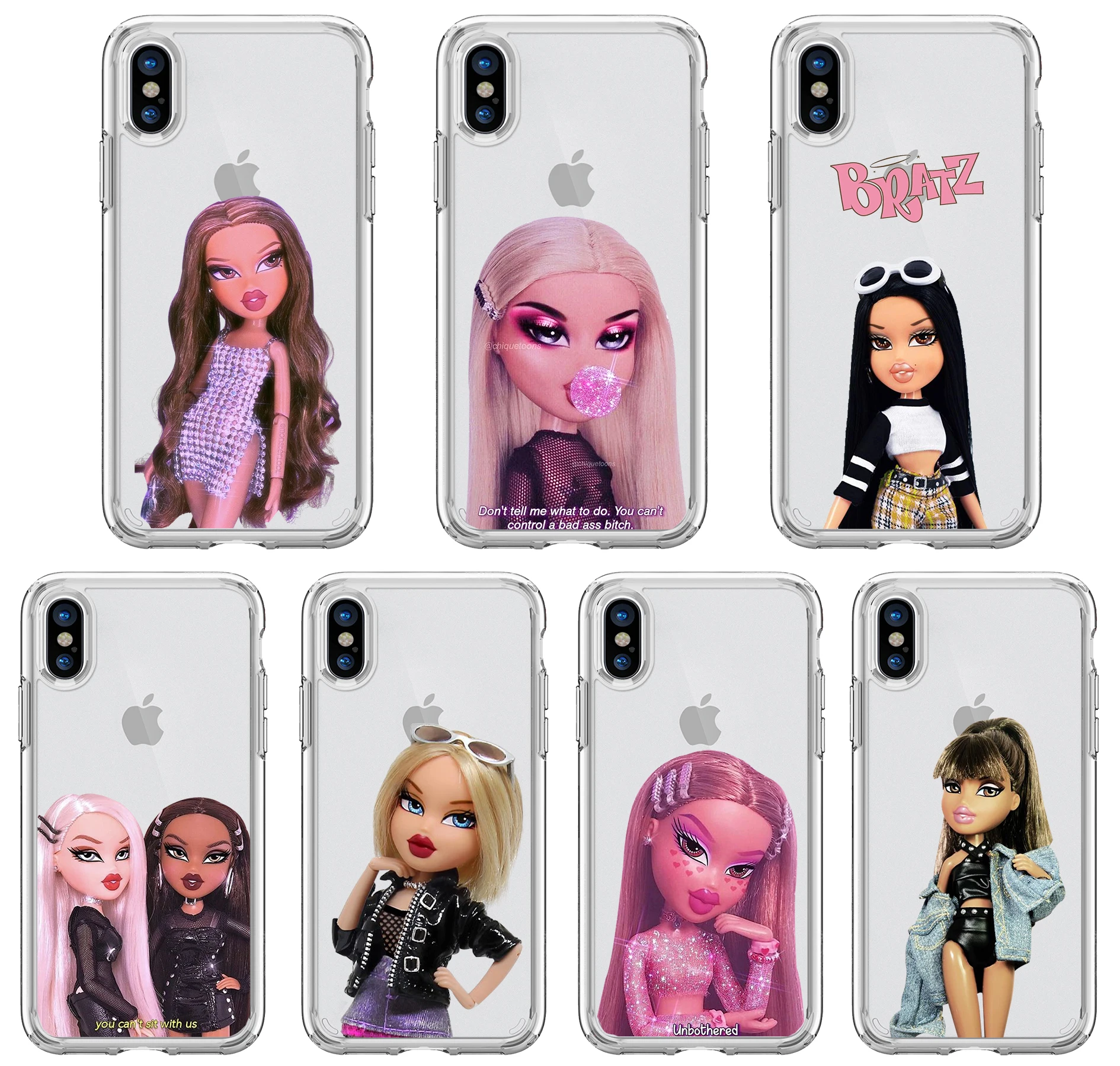 Прозрачный силиконовый чехол для iPhone 11 12 Pro XS MAX XR X 7 8 6Plus SE 2020|Бамперы| |
