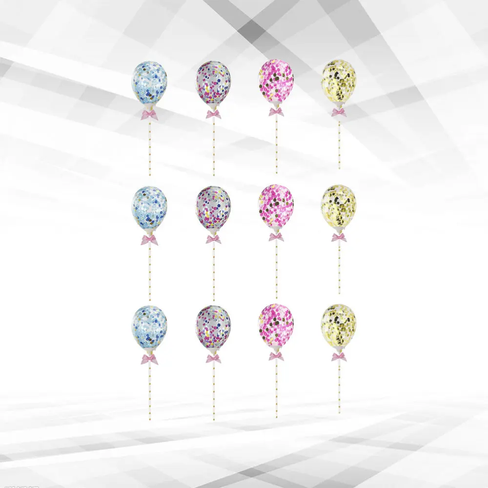 12 шт шаров торт фигурки жениха и невесты Нежные латексные шары вечерние поставки