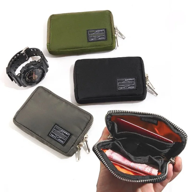 

2021 Japan Luxury Brand Men Zipper Wallets Key Wallets Credit Card Holder Fashion Purse Small Male Female Purses Bags For Women