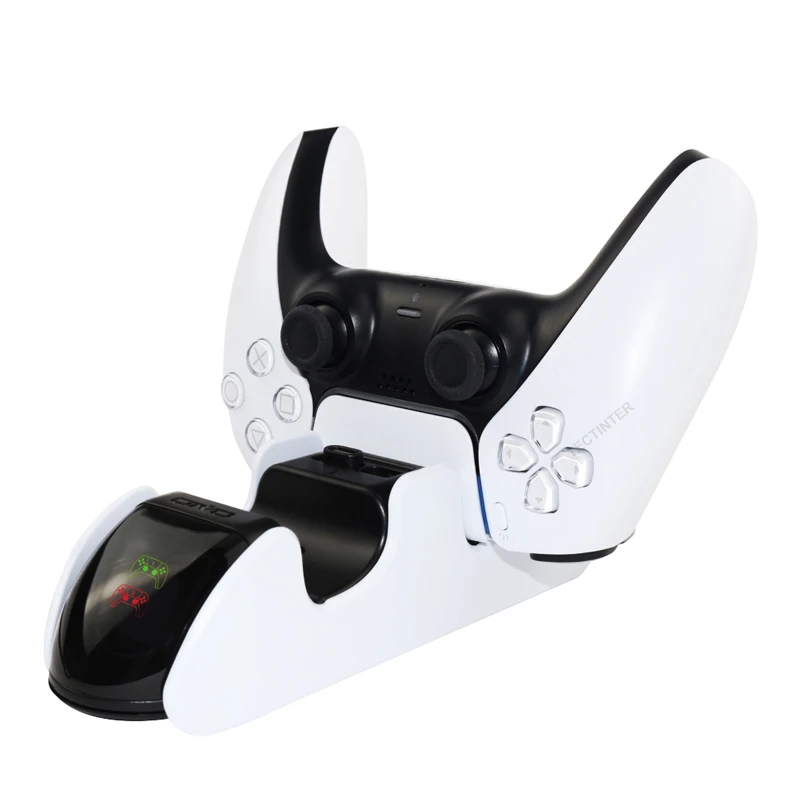 

DualSense Controller Charger For PS5 Double USB Fast Charging Docking Station Stand & LED Indicator for PS5 Accessories