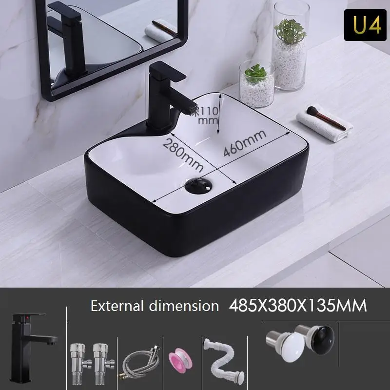 Lavagem Wastafel Mano миска для ванной комнаты Lavabo Pia Cuba Banheiro раковина для ванной комнаты - Цвет: MODEL G
