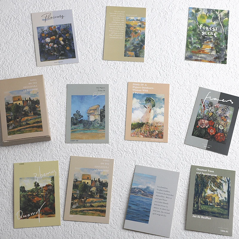 28 листов/набор между светильник и Shadow Lomo Card Van Gogh винтажная картина маслом Мини