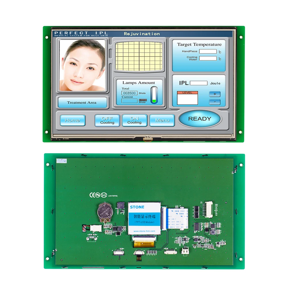 STONE 10.1 Inch TFT LCD Touch Screen Panel with RS232/RS485 for Smart Home